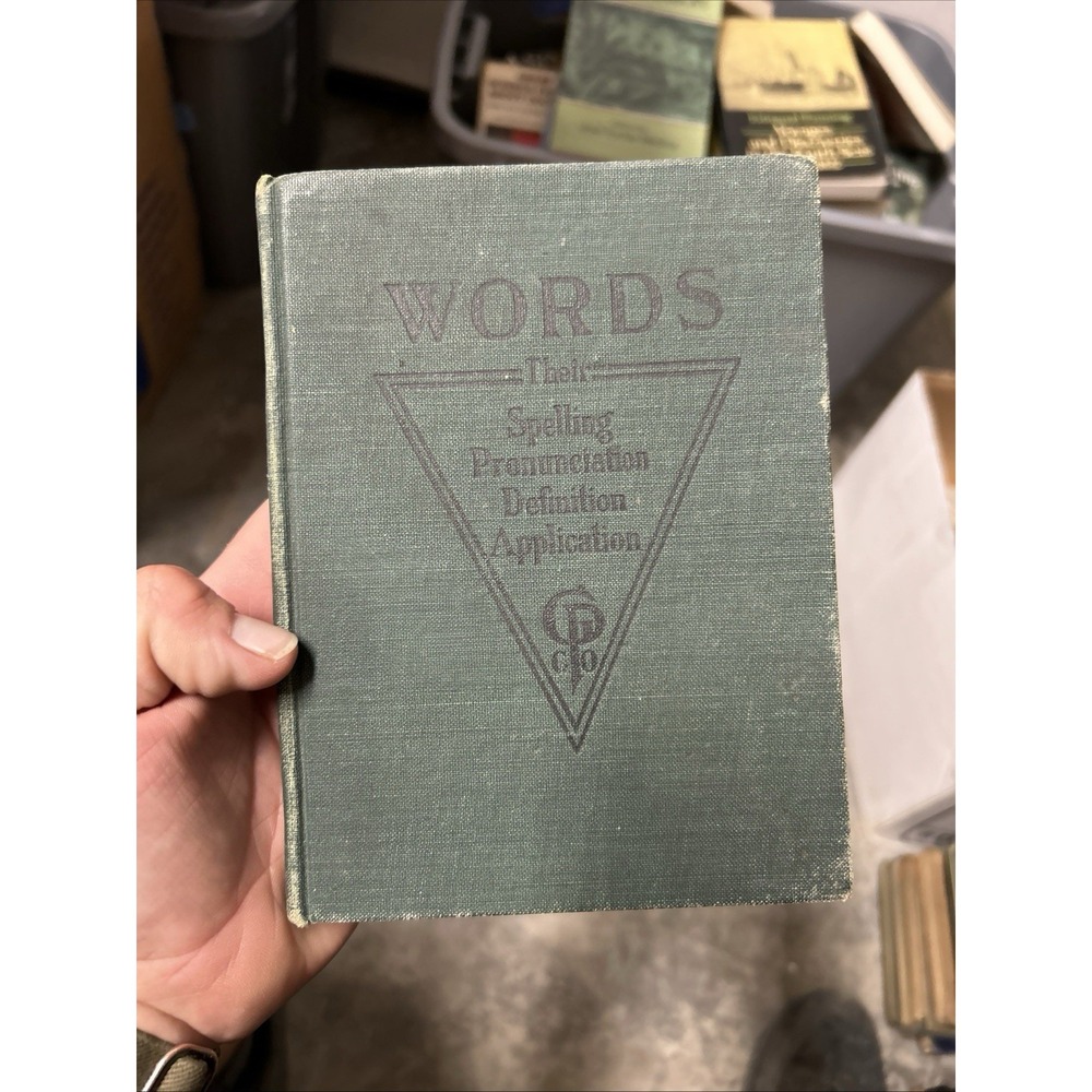 Antique grammar booklet, copyright 1903 and 1911, vintage, readable, old, prop